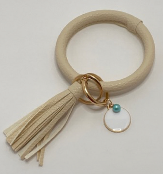 Ivory Bangle Key Chain