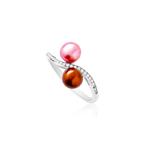 Pearl Duet Ring