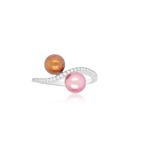 Pearl Duet Ring