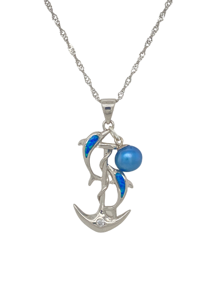 Dancing Dolphins Necklace