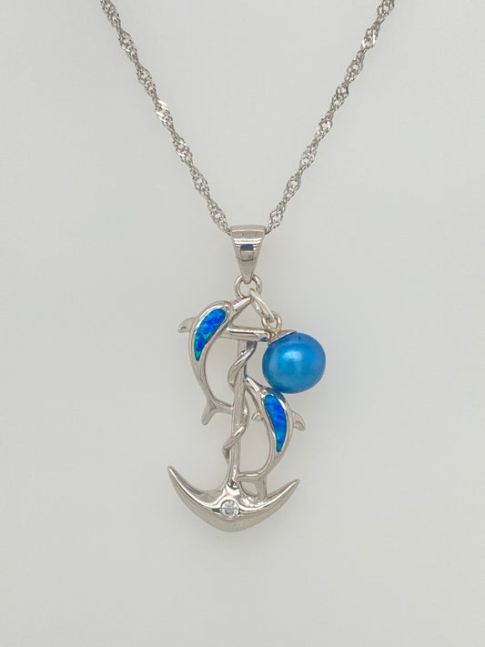 Dancing Dolphins Necklace