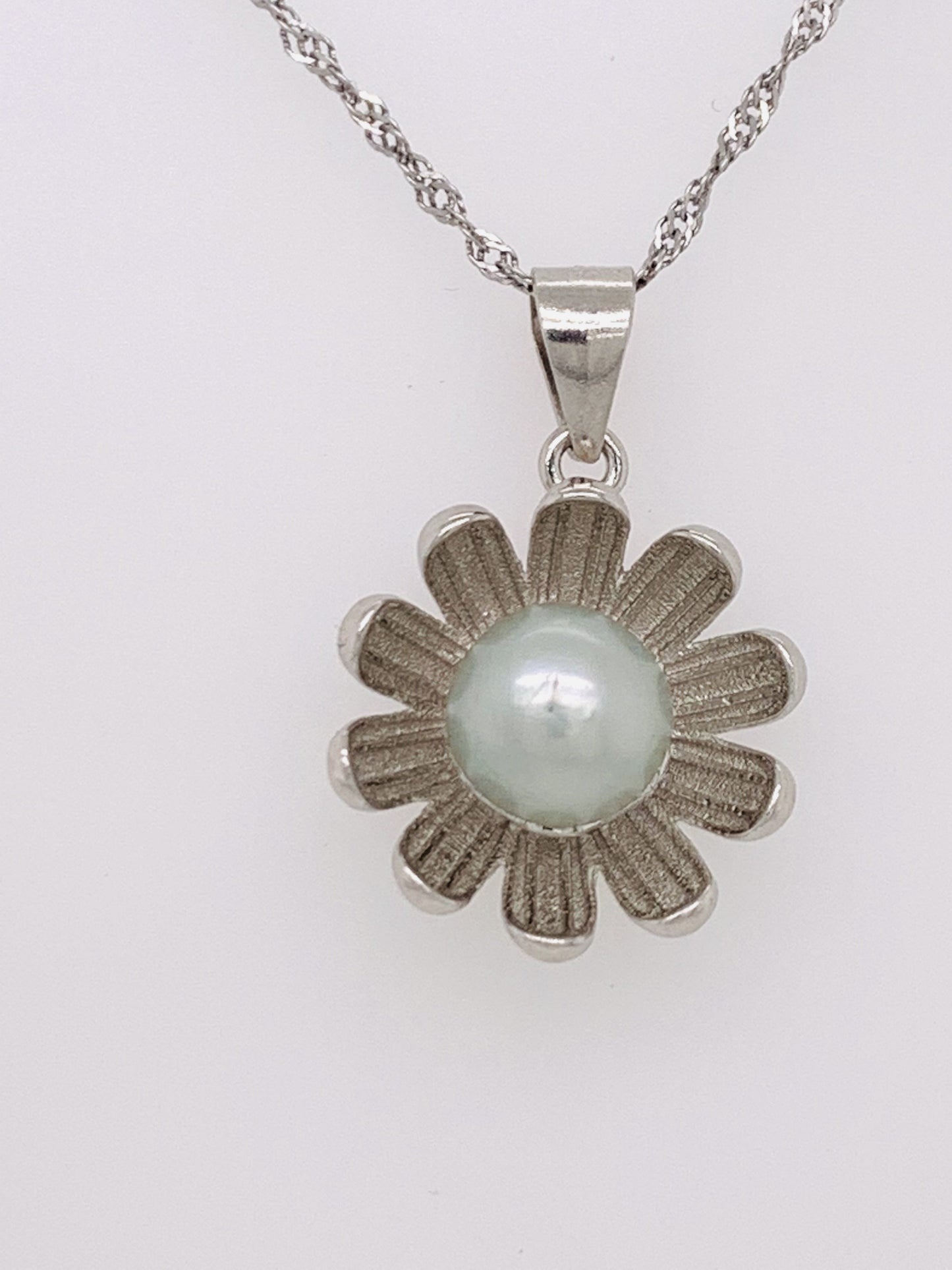 Amazon.com: Water Lily Necklace Lotus Charm Pendant Silver Lily Pad Blossom  : Handmade Products